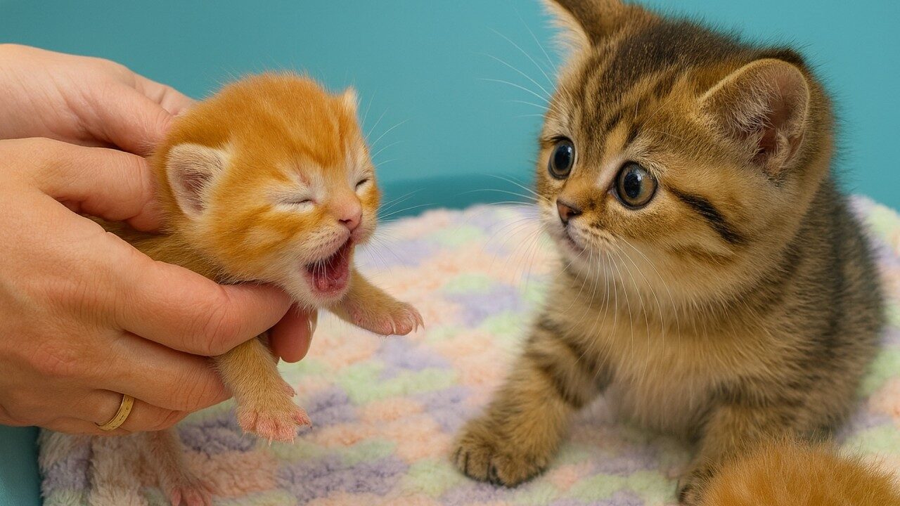 【感動の瞬間】「君が見えるよ」生まれたての子猫が初めて目を開けた!テディが見せた驚きの反応とは - 肉球ドットコム(299.com)