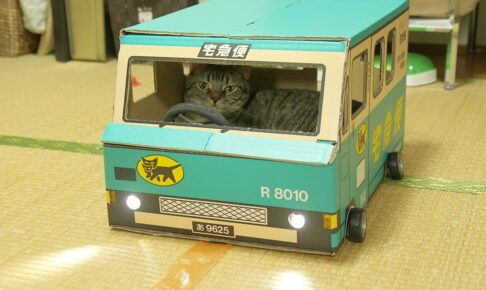 【悶絶】「ボクが荷物をお届けするニャ!」クロネコヤマトの“猫専用トラック”で颯爽と走るマンチカンの力丸くんが可愛すぎて天使! - 肉球ドットコム(299.com)
